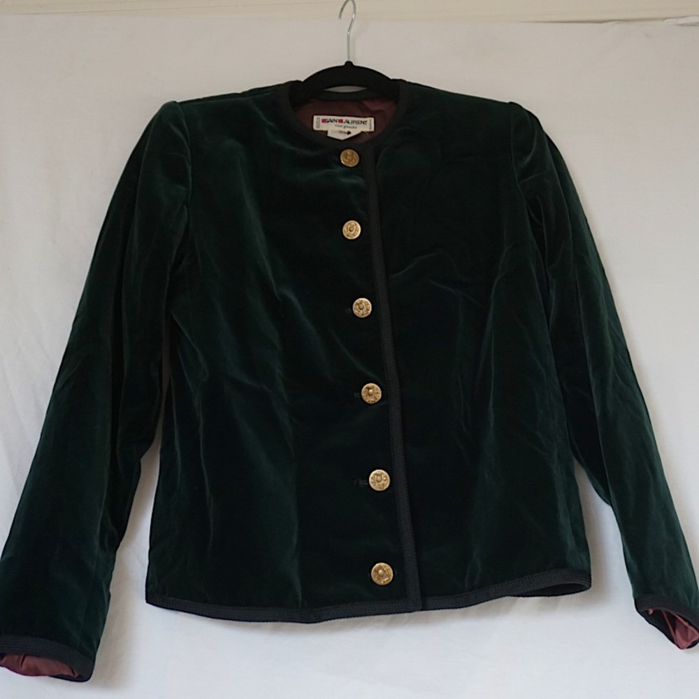 Saint Laurent Velvet Jacket | Vintage